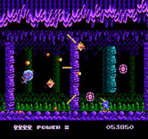 Metal Fighter for NES / Famicom - Firing with multi-direction lasers.
