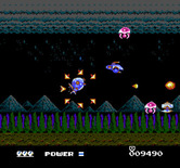 Metal Fighter for NES / Famicom - This weapon upgrade allows me to shoot in multiple directions at once.