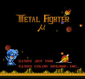 Metal Fighter for NES / Famicom - Title screen (U.S. version).
