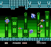 Metal Fighter for NES / Famicom - Collect the "L" for a laser upgrade!