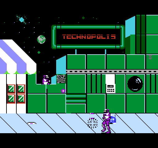 Raid 2020 NES / Famicom Screenshot: Zap! I was caught...