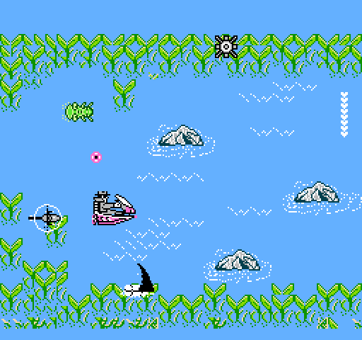 Raid 2020 NES / Famicom Screenshot: Level 2 start.