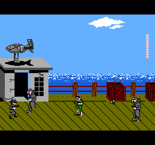 Raid 2020 NES / Famicom Screenshot: Game start.