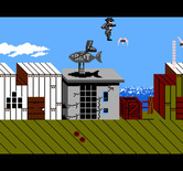 Raid 2020 for NES / Famicom - Use the rocket pack to float above!
