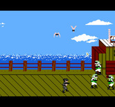 Raid 2020 for NES / Famicom - These guys are guarding the end of the level!