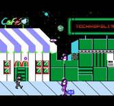 Raid 2020 for NES / Famicom - Beginning the Technopolis level.