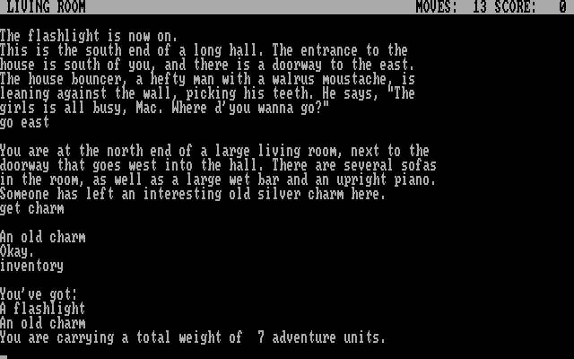 Granny's Place IBM PC/Compatibles Screenshot: Checking my inventory...