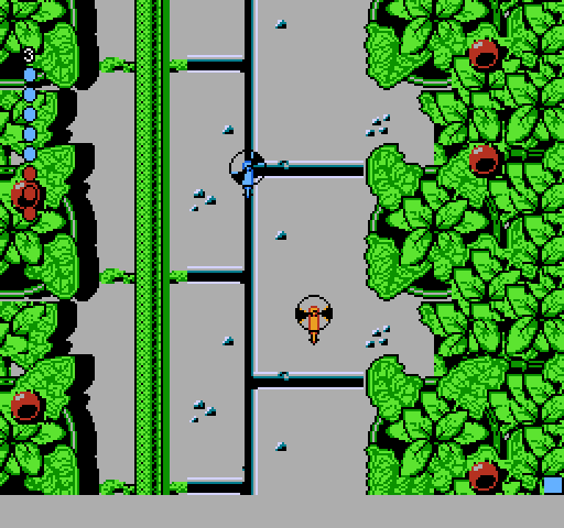 Micro Machines NES / Famicom Screenshot: Two players racing helicopters...