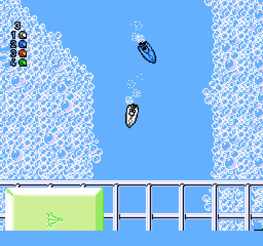 Micro Machines NES / Famicom Screenshot: The race continues...