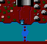 Micro Machines for NES / Famicom - The driveable path is narrow here...