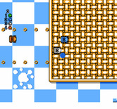 Micro Machines for NES / Famicom - Riding over the placemat...