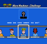 Micro Machines for NES / Famicom - Select a racer...
