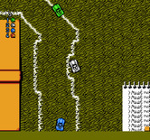 Micro Machines for NES / Famicom - Don't crash into notebooks...