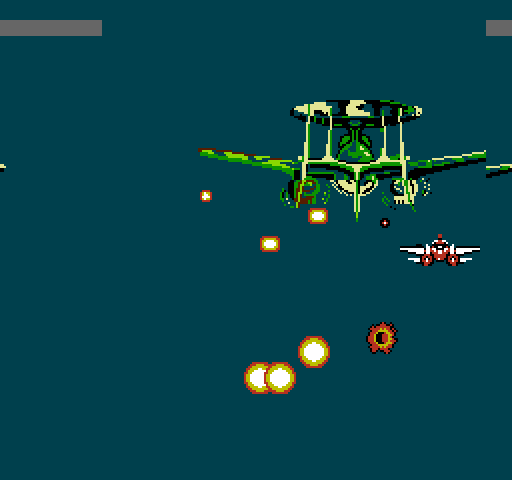 F-15 City War NES / Famicom Screenshot: Another large plane attacks!