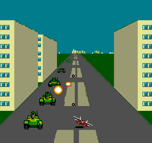 F-15 City War NES / Famicom Screenshot: The game begins!