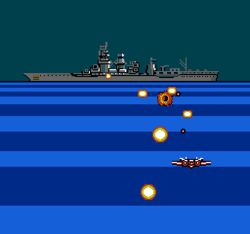 F-15 City War NES / Famicom Screenshot: The first end of level boss...