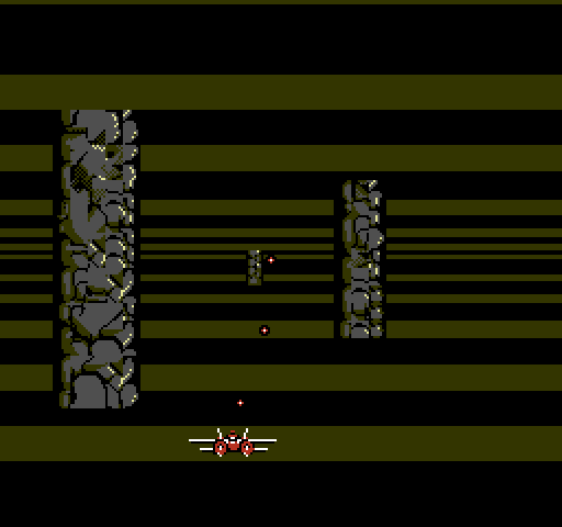 F-15 City War NES / Famicom Screenshot: Don't crash into those poles here...