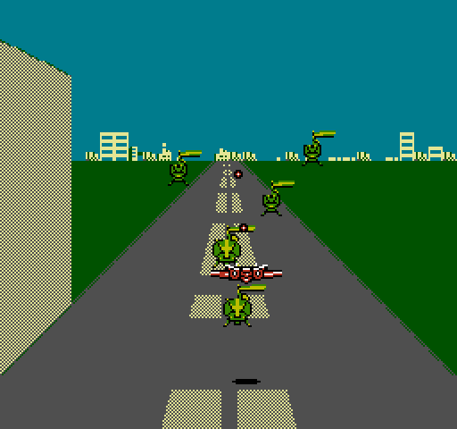 F-15 City War NES / Famicom Screenshot: Incoming helicopters!
