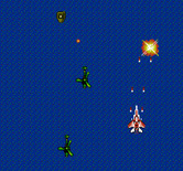 F-15 City War for NES / Famicom - This next section is a top down scrolling area...