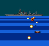 F-15 City War for NES / Famicom - The first end of level boss...