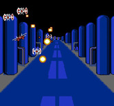 F-15 City War for NES / Famicom - Watch out for these enemies approaching from behind...