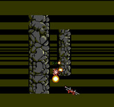 F-15 City War for NES / Famicom - Tanks add to the challenge of dodging obstacles...