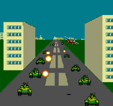 F-15 City War for NES / Famicom - Two rows of tanks attack now...