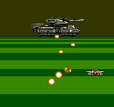 F-15 City War for NES / Famicom - A giant tank appears at the end of this stage...