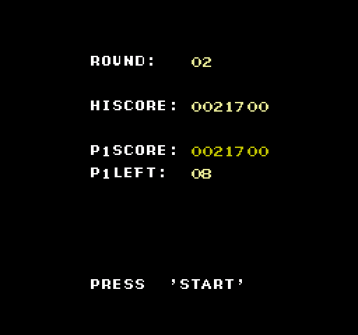 Double Strike NES / Famicom Screenshot: My score so far...now on to round 2.