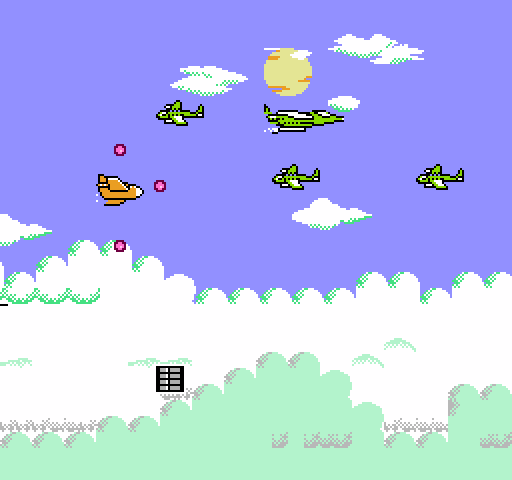 Double Strike NES / Famicom Screenshot: Pick up that box near the bottom of the screen for more fire power!