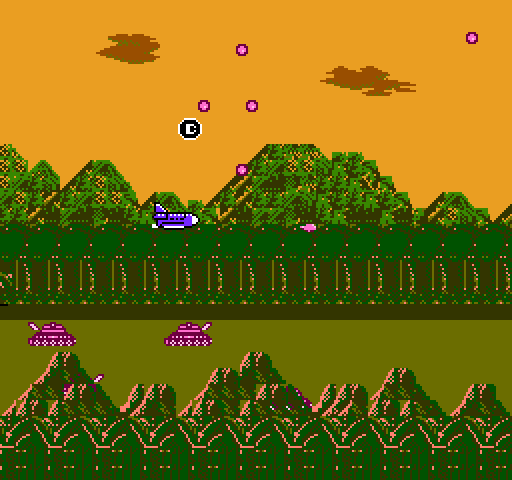 Double Strike NES / Famicom Screenshot: Another power up appears! Pick it up, if you can...