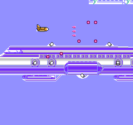 Double Strike NES / Famicom Screenshot: The end of level bosses are large and take up more than one screen.