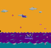 Double Strike for NES / Famicom - More of those large boats appear...