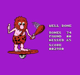 Big Nose Freaks Out for NES / Famicom - I made it through this area, but I didn't find many bones...