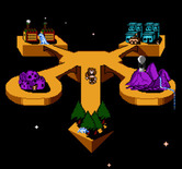 Big Nose Freaks Out for NES / Famicom - The world map.