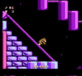 Big Nose Freaks Out for NES / Famicom - Speeding down a ramp...