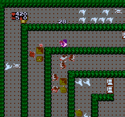 Gauntlet NES / Famicom Screenshot: Lost again...