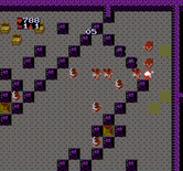 Gauntlet for NES / Famicom - Surrounded by monsters...
