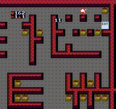 Gauntlet for NES / Famicom - Collect treasures on the bonus round, but be sure to reach the exit before time runs out.