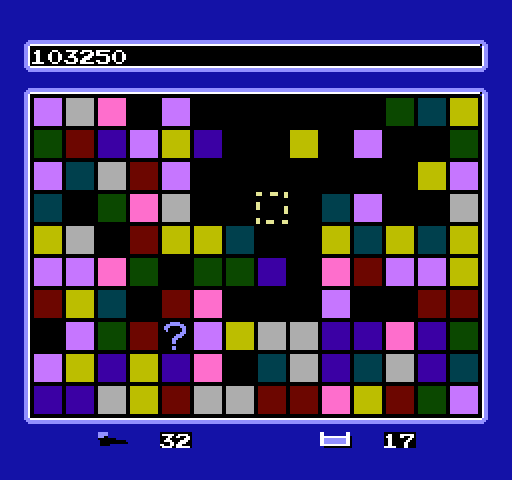 Krazy Kreatures NES / Famicom Screenshot: No kreatures here, but you'll need to match the colors...