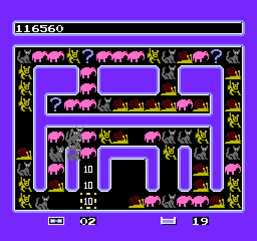Krazy Kreatures NES / Famicom Screenshot: The more maze-like levels can be difficult...