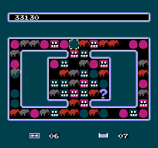 Krazy Kreatures NES / Famicom Screenshot: There's not much space left, you need to hurry here!