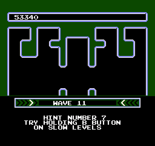 Krazy Kreatures NES / Famicom Screenshot: The hint for the next level...