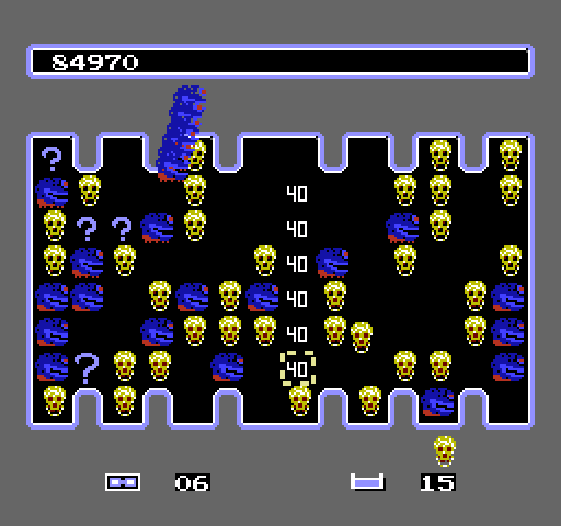 Krazy Kreatures NES / Famicom Screenshot: Match up the monsters and skulls!