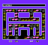 Krazy Kreatures for NES / Famicom - The more maze-like levels can be difficult...
