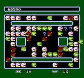 Krazy Kreatures for NES / Famicom - You need to get six monsters in a row on this level...