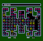Krazy Kreatures for NES / Famicom - Each level has a different shape...and challenge!