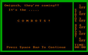 Combots for IBM PC/Compatibles - Title screen.