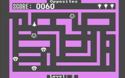 Cat 'n Mouse for IBM PC/Compatibles - On level two there are two cats running around the maze.