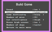 Cat 'n Mouse for IBM PC/Compatibles - You can customize some of the game settings.